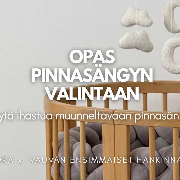Opas pinnasängyn valintaan. Kuvassa Ora Kielo puun värissä. 