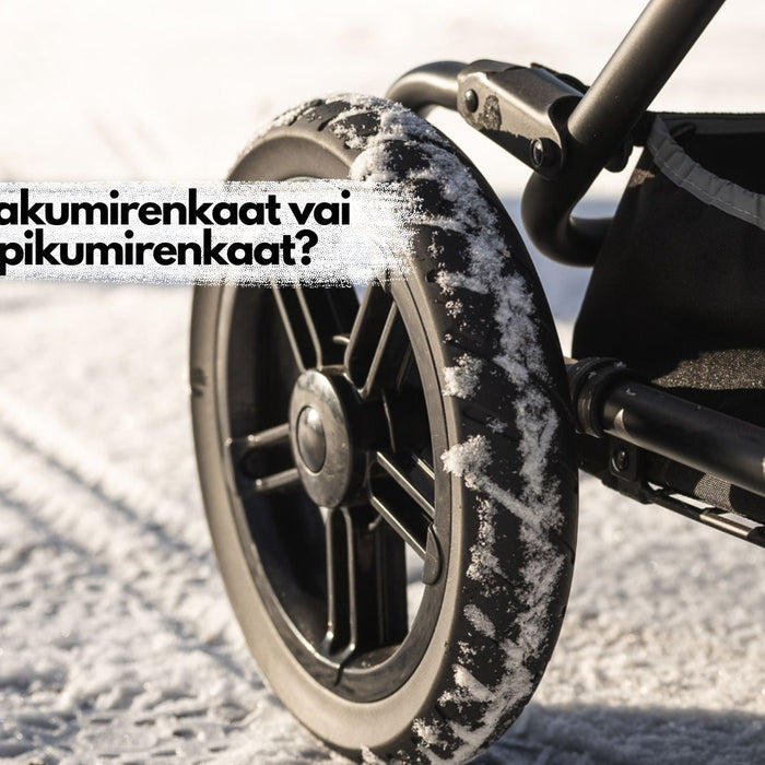 Ilmakumirenkaat vai puhkeamattomat PU-renkaat? Valitse oikeat renkaat vaunuihin