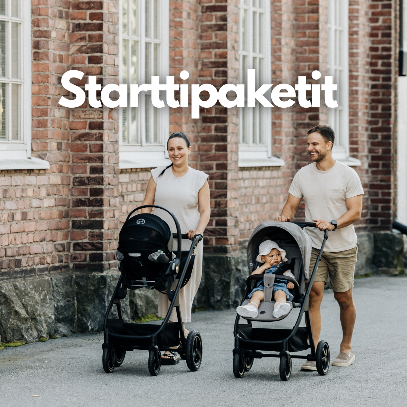Lastenvaunujen starttipaketti, Cybexin Cloud T kaukalo Ora Otsojen rungossa ja Ora Oiva rattaat