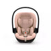Cybex Cloud S Cozy Beige pienentimen kanssa edestä