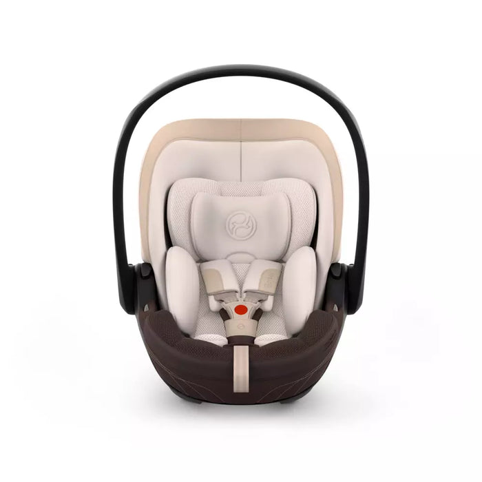 Cybex Cloud S turvakaukalo edestä kuvattuna Amber Brown värissä