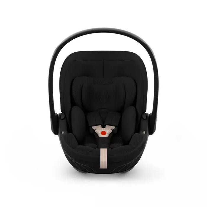 Cybex Cloud S Style Sepia Black värissä pienimmässä asennossa
