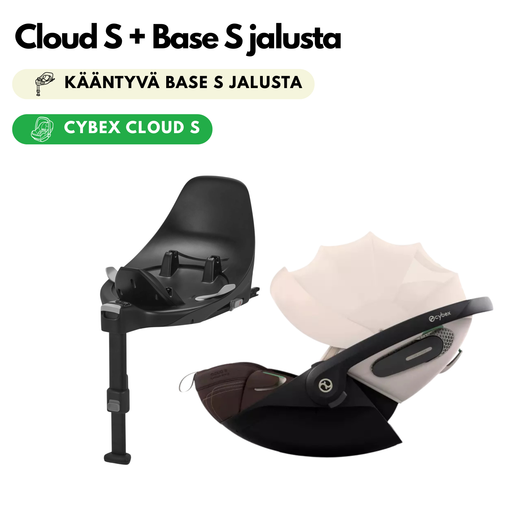 Cybex Cloud S turvakaukalopaketti jalustalla