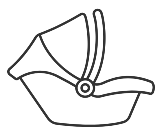 Cybex Cloud T kaukalo autossa