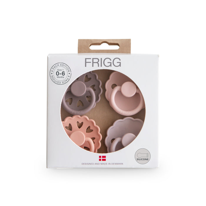 FRIGG Tuttisetti 4-Pack (Sunset Bliss, silikoni) 1-koko